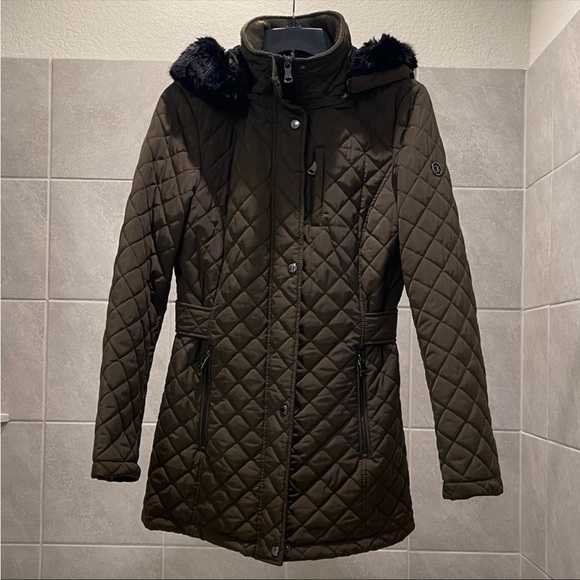 Calvin Klein quilted coat. Size Small - Picture 1 of 7